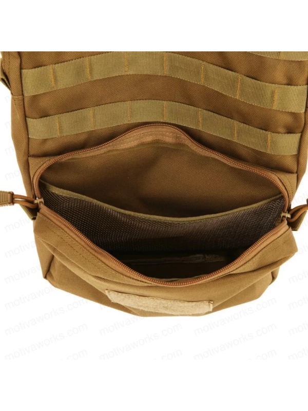 38CM Taktik Haki Yeşil Molle Yelek Montajlı Çanta NO11