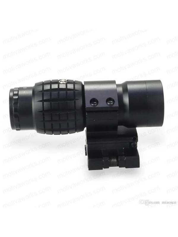 Taktikal 3x Dürbün Yakınlaştırıcı Magnifier Yana Yatan