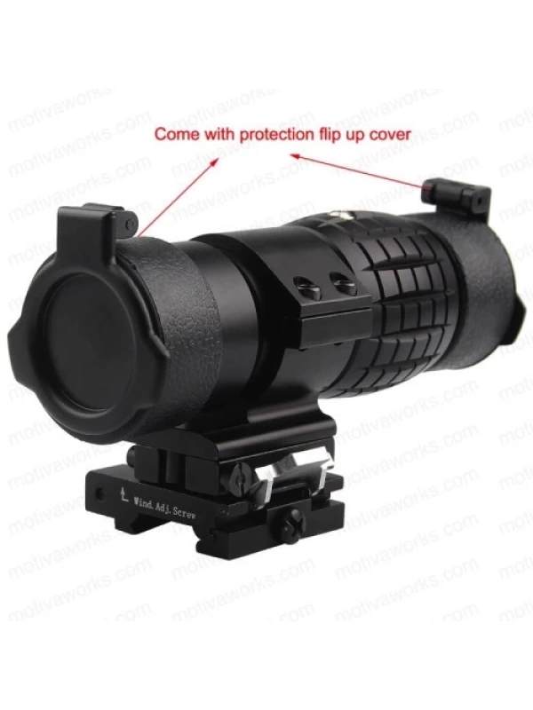 Taktikal 3x Dürbün Yakınlaştırıcı Magnifier Yana Yatan