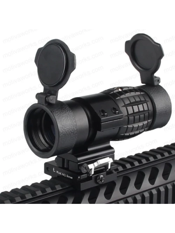 Taktikal 3x Dürbün Yakınlaştırıcı Magnifier Yana Yatan