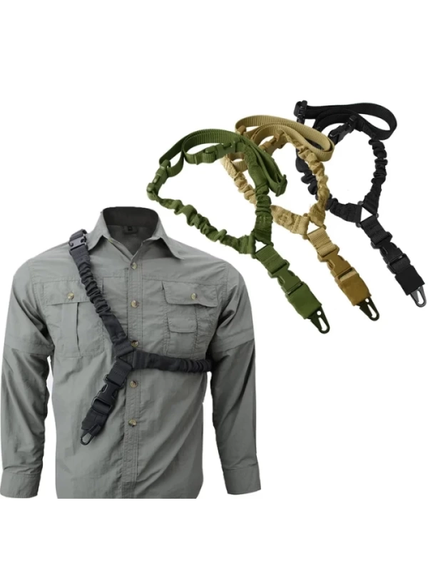Tek Nokta Çöl Tan Metal Askeri Airsoft Avcılık İthal Askı Kayışı