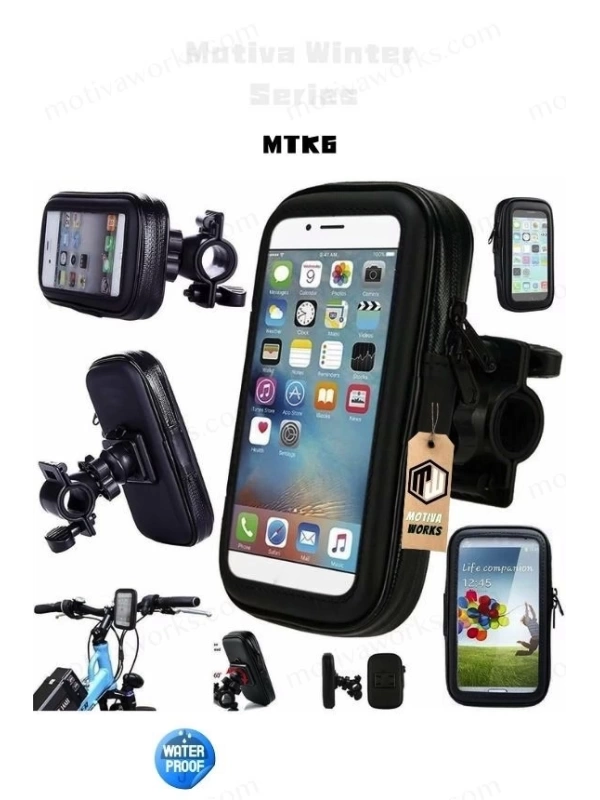 Telefon Tutucu Su Geçirmez Gidon Bağlantılı M-L-XL Evrensel Model MTK6