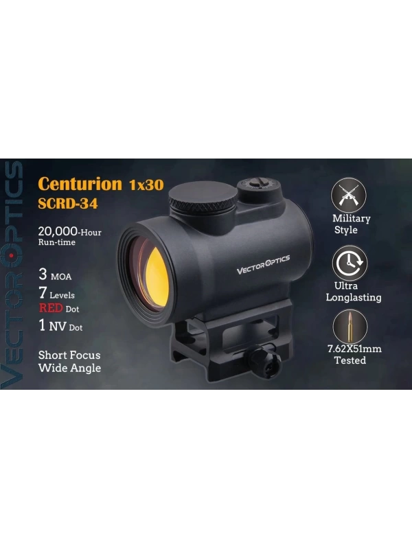 Vector Optics Centurion 1x30 Red Dot SCRD-34
