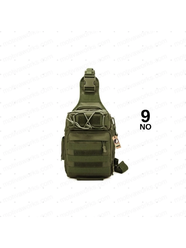 28cm Yeşil 18 LT Taktik Omuz Çantası NO9