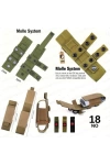 15CM Taktik Medikal Turnike ve Makas Pouch Molle Kemer, Çanta Montajlı Çanta Tan Desert Çöl NO18