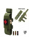 15CM Taktik Medikal Turnike ve Makas Pouch Molle Kemer, Çanta Montajlı Çanta Tan Desert Çöl NO18