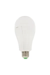 15W Şarjlı LED Ampul Tek Bataryalı – Yüksek Parlaklık, Acil Durum Işığı, 12 Saat Çalışma Süresi, 2400mAh Pil