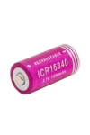 16340 CR123A Şarj Edilebilir Pil – 1200mAh 3.7V Lithium Batarya | El Feneri ve Elektronik Cihazlar İçin