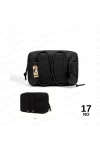 19CM Taktik Outdoor Molle Kemer, Çanta Montajlı Çok Amaçlı Çanta Siyah NO17