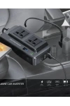 200W Araç Tipi Priz Usb Type-C Çevirici Inverter Çakmaklık Şarz Priz Dönüştürücü