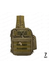 38CM Taktik Outdoot Çöl Tan Desert Sırt veya Çapraz Duble Çanta NO7