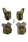 38CM Taktik Outdoot Çöl Tan Desert Sırt veya Çapraz Duble Çanta NO7
