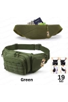 45CM Taktik Outdoor Airsoft Siyah Bel Çantası NO19