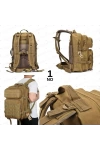 50CM Çöl Desert Taktik 45L Sırt Çantası NO1