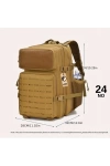 49CM Taktik Desert Tan Çöl Lazer Kesim Outdoor Dağcı Asker Sırt Çantası MW502 NO24