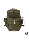 49CM Taktik Haki Yeşil Lazer Kesim Outdoor Dağcı Asker Sırt Çantası MW502 NO24