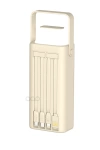 PW113 50000 Mah Pd 22,5w Kendinden Kablolu Hızlı Şarj Power Bank Turbo Hızlı Fener Özellikli Kamp