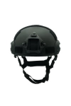 Protective Short Black Rail Air-soft Helmet