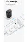 GaN Charger USB Type-C Hızlı Şarj 65W 45W+20W PPS PD QC3.0 Hızlı Şarj Cihazı Macbook Dizüstü Ipad Tablet iPhone Samsung