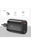 GaN Charger USB Type-C Hızlı Şarj 65W 45W+20W PPS PD QC3.0 Hızlı Şarj Cihazı Macbook Dizüstü Ipad Tablet iPhone Samsung