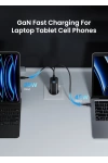 GaN Charger USB Type-C Hızlı Şarj 65W 45W+20W PPS PD QC3.0 Hızlı Şarj Cihazı Macbook Dizüstü Ipad Tablet iPhone Samsung