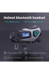 K10 Motosiklet Kask Kameralı Fm Radyo Wifi 5.4 Kulaklık 1080P Su Geçirmez 32GB MicroSD Dahil
