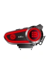A30 2X İki Cihaz Eşleşmeli Motosiklet Bluetooth Kask Kulaklığı Interkom RGB Işıklı BT5.3