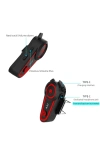 A30 Motosiklet Kask Kulaklık Işıklı BT 5.2 2800mAh