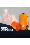 Acil Durum Uyku Tulumu Termal Tulum Su Geçirmez Çadır Battaniye ilk Yardım Tulumu