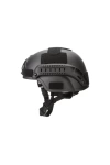 Airsoft Raylı Koruyucu Kask Miğfer Siyah