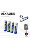 Alkaline Pil Battery 4 Adet 1.5V AA Kalem Pil