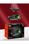 C50 2X Bluetooth 5.3 Kask Interkom Kulaklık 300M Kablosuz Motosiklet Kulaklık IPX7 Su Geçirmez 1100mA