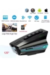 BT16 Kameralı Kask Kulaklık Muzik Sesli Asistan IPX6 Su Geçirmez 2000mAh 32GB Kart dahil
