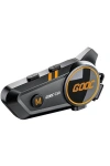 C50 Motosiklet Kask Kulaklık 1100 Mah Rgb Işıklı Bluetooth Kulaklık IP67