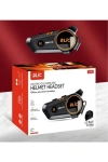 C50 Motosiklet Kask Kulaklık 1100 Mah Rgb Işıklı Bluetooth Kulaklık IP67