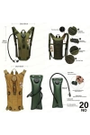 44CM Camelbak Suluk Sırt Çantası Çöl Desert 2LT, Suluklu Çanta NO20