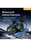 D2 6X Grup İntercom Kask Kulaklığı Müzik Paylaşımı Grup Konuşma 1000m Menzil Uyumlu Markalar
