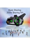 D2 6X Grup İntercom Kask Kulaklığı Müzik Paylaşımı Grup Konuşma 1000m Menzil Uyumlu Markalar