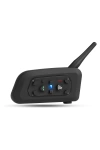 EJEAS V6Pro Motosiklet Bluetooth intercom, 1200m Mesafeli Kulaklık 6 Sürücü İletişim Sistemi İnterkom Su Geçirmez, GPS, DSP Gürültü Azaltma