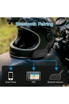EJEAS V6Pro Motosiklet Bluetooth intercom, 1200m Mesafeli Kulaklık 6 Sürücü İletişim Sistemi İnterkom Su Geçirmez, GPS, DSP Gürültü Azaltma