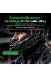 EJEAS V6Pro Motosiklet Bluetooth intercom, 1200m Mesafeli Kulaklık 6 Sürücü İletişim Sistemi İnterkom Su Geçirmez, GPS, DSP Gürültü Azaltma