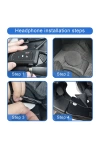 EJEAS V6Pro Motosiklet Bluetooth intercom, 1200m Mesafeli Kulaklık 6 Sürücü İletişim Sistemi İnterkom Su Geçirmez, GPS, DSP Gürültü Azaltma