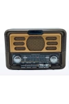 Everton Rt-671 Solar Powered Panel Bluetooth Wireless Nostalgic Radio