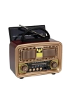 Everton Rt-671 Solar Powered Panel Bluetooth Wireless Nostalgic Radio