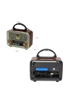 Everton Rt-825 Retro Güneş Enerjili Panelli Bluetooth Kablosuz Nostaljik Radyo