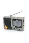 Fepe FM Radyolu Bluetoothlu Pilli + Şarjlı Cep Radyosu + El Feneri | FM/AM/SW/BT Özellikli Deprem Afet Radyosu