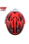 FF-868 Çene Açılır Kask Güneş Vi̇zörlü Azrael Kırmızı