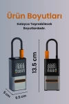 Hava Kompresörü 4000 mAh 4IN1 Şarjlı+Araç Taşınabilir Araç MotorLastik Top Şişirme Pompası Oto A6655