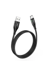 Hızlı Şarj Kablosu Armor Kablo Ucu Korumalı 100W Ultra Fast Charge USB To Type-C PD Data Kablo 1M