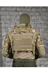 Multicam Kamuflaj Hücum Yeleği Askeri Airsoft Çek Kurtul Kasık Korumalı